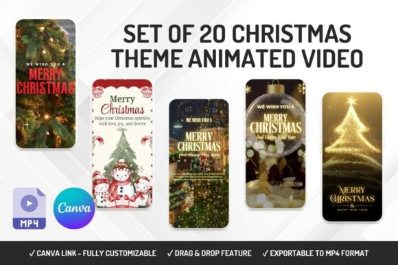 Download HOLIDAY SEASON Animated Video Template - Holiday Collection