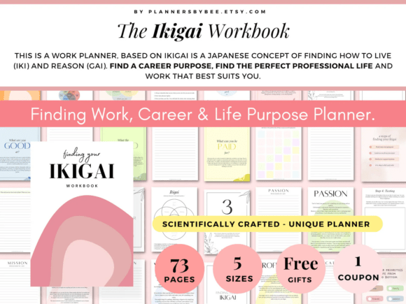 Download Ikigai Workbook, Best Work &amp; Career Plan - Book Collection