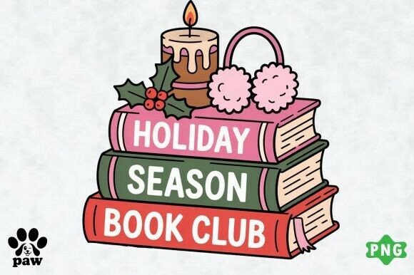 Download Holiday Season Book Club Design PNG - Holiday Collection
